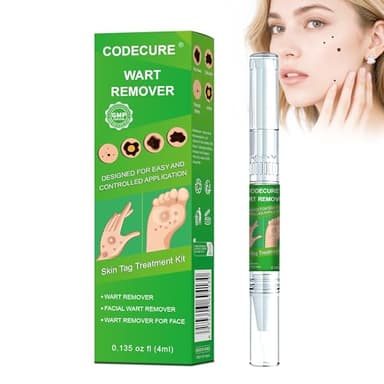 Verruca & Wart Removal Pen - Fast Acting Skin Tag, Mole, Corn and Callus Remover for Hands & Body - 4ML Precise Application Liquid