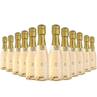 Liquid Diamond Prosecco Mini 20cl - Premium Sparkling Prosecco from the heart of Italy, perfect for gifting, weddings and parties - Pack of 12 | 10.5% ABV