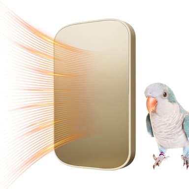 Bird Cage Heater - Temperature Heating Parrot Bird Heater, Anti Bite Pet Supplies for Nighttime Travel Conure Hammock Indoor Aviary Rabbits Balcony Canary Outdoor African Grey