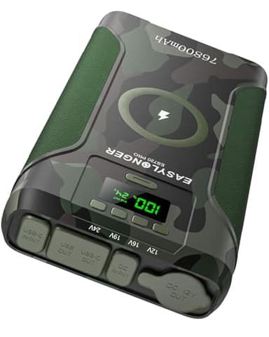 EASYLONGER ES720 PRO CPAP Battery Pack, 276Wh CPAP Power Supply for Camping, Emergency, CPAP Battery Backup for ResMed AirSense 11/10, AirCurve 11/10, AirMini, BMC M1 Mini, Philips DreamStation