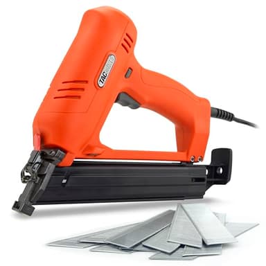 Tacwise 1704 Master Nailer 400ELS Pro, Electric Angled Brad Nail Gun with 1000 Nails, Uses Type 500 / 15 - 40 mm Nails, Orange