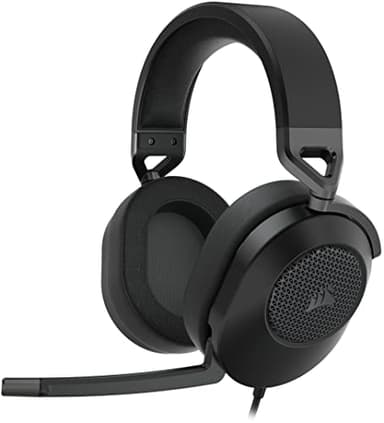 CORSAIR HS65 SURROUND Multiplatform Wired Gaming Headset - Dolby 7.1 Surround Sound - SonarWorks SoundID - iCUE Compatible - PC, Mac, PS5, PS4, Xbox, Nintendo Switch, Mobile - Carbon