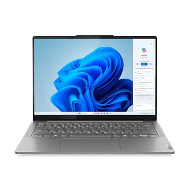 Lenovo Yoga Slim 7 14 Inch Laptop (Full HD OLED 16:10 Display | Intel Core Ultra 5 | 16GB DDR5-7467MHz RAM | 512GB NVMe SSD | Intel Arc Graphics | Windows 11 Home) - Luna Grey