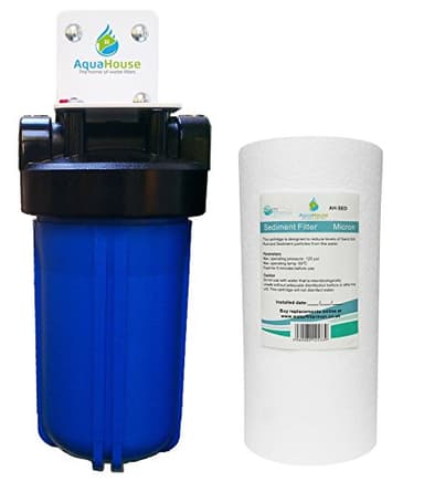 AquaHouse Water Softener pre-filter system, 5 Micron sediment filter protection for all home water softeners