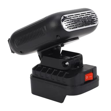 Battery Powered Heater Portable Battery Heater 90 Degree Flip 2 Temperatures 2xUSB Portable Space Heater for BL1830 BL1850 BL1840 BL1845 BL1815 BL1820 BL1860B(Shipped without batteries)