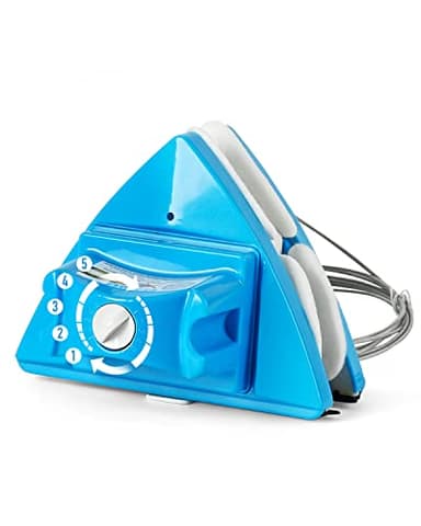 Baffect Home Double Side Magnetic Window Cleaner Ultra-Strong Both Side Glass Surface Cleaning Brush Wiper Tools with ergonomic handle design for High-rise and Car Glazed Windows Thickness (4-30mm)