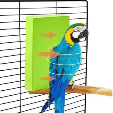 Pet Bird Cage Heater - Automatically Snuggle Up Warm Perch, Warming Pad for Small Birds, Lovebirds, Parakeets, Budgies, Cockatiels