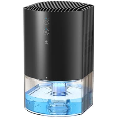 AROEVE Dehumidifier 990ml, Compact Quiet Small Dehumidifier for Bedroom with 7 Color Light, Auto Shutoff, Defrost Protect, 24H Use Dehumidifiers for Home, RV, Closets, Bathrooms, Kitchen