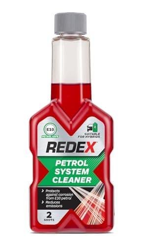 Redex Petrol System Cleaner 250ml, Petrol Injector Cleaner To Remove Harmful Deposits, Maximise Performance & Increase Fuel Economy Fuel Additives For Petrol Engines, Suitable For Hybrids