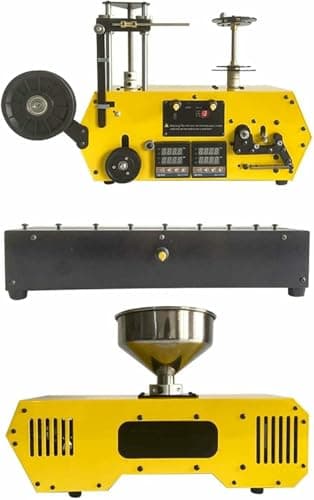 3D Printer Filament Extruder Machine and Recycler, High Precision 500G/H with Auto Coil Winding and Temperature Control for PLA, ABS, Nylon