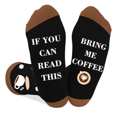 Coopyin Coffee Gifts for Men and Women Barista Gifts for Coffee Lovers Funny Socks Accessories Christmas Birthday Stocking Stuffers Fathers Day Mothers Day Gift for Friend Family