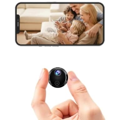 Velnoro 1080P HD Hidden Cameras - Mini Security Camera -WiFi Camera - Spy Camera-Indoor Nanny Camera -Home Security for with App -Surveillance Cameras with Motion Detection and Night Vision