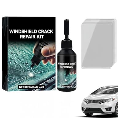 Hyleon Windshield Repair Kit for Chips and Cracks, Windshield Crack Repair Kit, Glass Repair Liquid for Cracks, Long-Lasting, Rock Chip Repair Kit Windshield, Windshield Chip Repair Kit