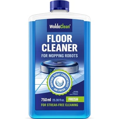 WoldoClean Floor Cleaner for Mopping Robots 750ml - Universal Streak-Free Cleaning for All Mopping & Vacuum Robots