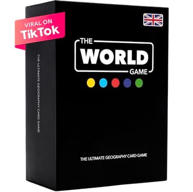 The World Game - Geography Card Game for Easter - Educational Board Game for Kids, Family & Adults - Learning Game for Teenage Boys & Girls