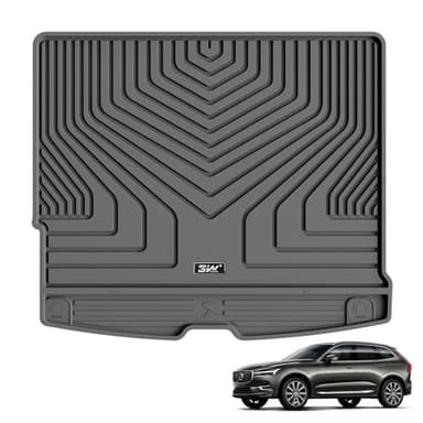 3W Boot Liner Fit for VOLVO XC60 2019-2026, All Weather TPE Dog Friendly 3D Scanning Premium MatsCustom Fit for VOLVO XC60 Waterproof Non-Slip Trunk Mats Easy to Install Car Accessories