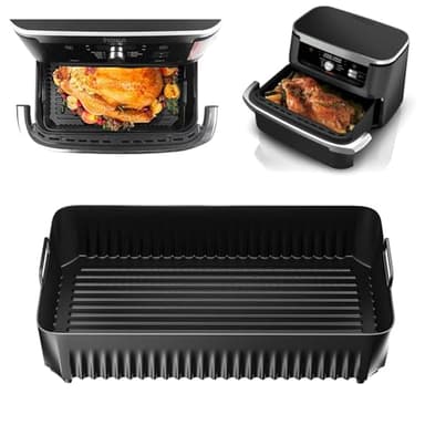 Silicone Liners for Ninja AF500UK, Large Silicone Air Fryer Liner for 10.4l Air Fryer Accessories (1PCS, 10.4L)