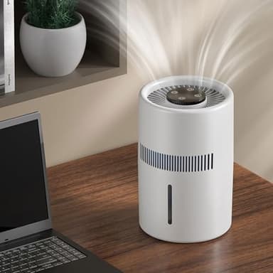 Air Purifier and Humidifier Combo All in One for Bedroom, 4L Quiet 2 in 1 Smart Air Humidifier and Purifier for Home, Offices, and Baby Rooms