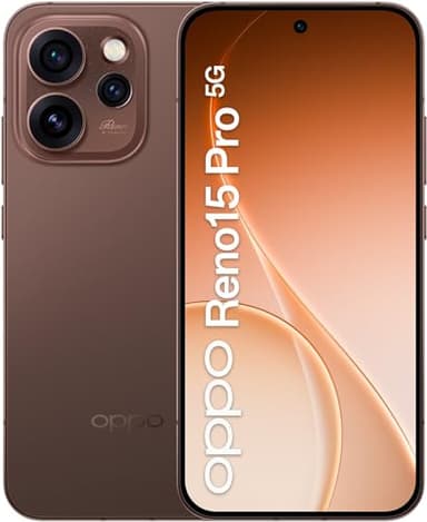 OPPO Reno15 Pro 5G CPH2813 512GB Storage 12GB RAM Android 16 Factory Unlocked Smartphone (Dusk Brown)
