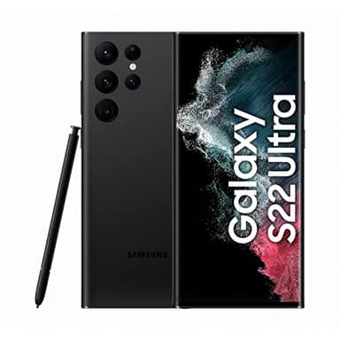 Samsung Galaxy S22 Ultra 5G Mobile Phone 128GB SIM Free Android Smartphone Phantom Black