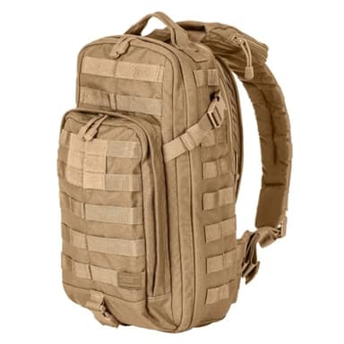 5.11 Tactical Unisex Rush 100 Backpack, 60L Storage Capacity, Convertible, Style 56555ABR, Large/X-Large, Kangaroo (ABR)