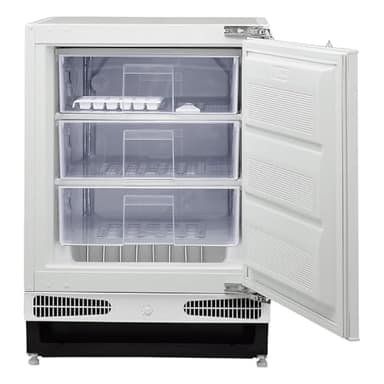 Statesman BU160FZ4E Integrated Under Counter Freezer 96 Litre, 3 Large Storage Drawers, Reversible Door, 60 cm Wide, White