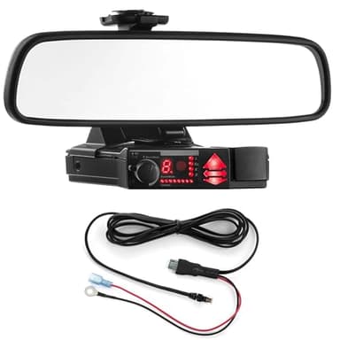 Radar Mount Mirror Mount + Direct Wire for Valentine V1 Radar Detectors - Gen 1 and Gen 2 (4001204)