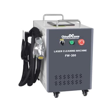 Ovsuqu 300W Laser Pulsed Cleaning Machine for Wood/Metal Rust/Oil/Paint Removal No Damage Base Material Laser Pulsed Cleaner Machine