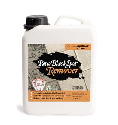 Patio Black Spot Remover Patio Cleaner for Paving slabs, Artificial stone, Marshalls, Black stubborn Spots, green stains caused by dirt & grime, Restore Natural Colour - Biodegradable 2 L
