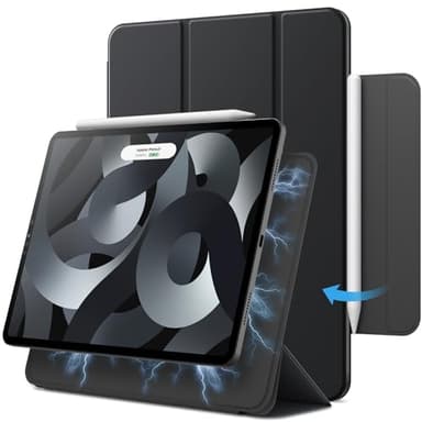 JETech Magnetic Case for iPad Air 11-Inch M4/M3/M2 (2026/2025/2024), iPad Air 5/4 (2022/2020 5th/4th 10.9-Inch), iPad Pro 11 (2018), Magnetic Attachment, Slim Tablet Cover (Black)