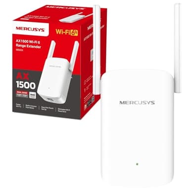 MERCUSYS ME60X WiFi 6 AX1500Mbps Extender and Internet Booster, Gigabit Ethernet Port, TP-Link WiFi Extender, WiFi Booster Range Extender, EasyMesh, Access Point, Repeater, Easy Setup, New Version