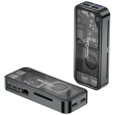 DreamQuest [2025 New Ultra Fast Mini PC Windows 11 Pro Preinstalled, Intel N95 3.4GHz 12GB DDR5 1TB SSD, Portable Mini Desktop Stick PC with Type C/HDMI Port WiFi 6/BT 5.3 for Home Office Business