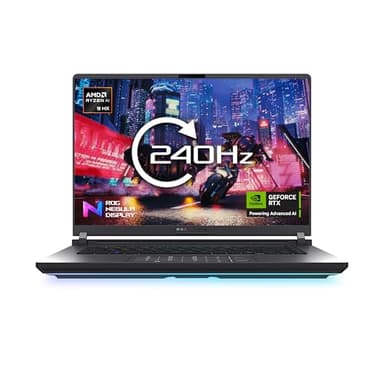 ASUS ROG Strix 16 G614PH Gaming Laptop | 16.0" WUXGA 165Hz Screen | AMD Ryzen 9-8940HX | NVIDIA GeForce RTX 5050 | 16GB RAM | 1TB SSD | 4-Zone Backlit Keyboard | 3 Month Xbox Game Pass | Windows 11