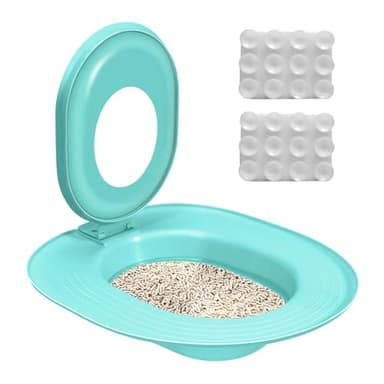 Cat Toilet, Cat Toilet Training System Kit, Reusable Sandbox, Cat Hygiene Trainer - Train Your Cat To Use The Toilet