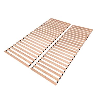 KROKWOOD Premium Slatted Bed Base – Set of 20 Durable and Stable Wooden Bed Slats, Solid Beech Replacement Slats 150 x 200 cm