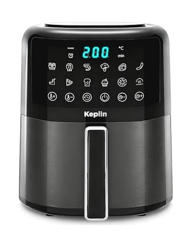 Keplin 4.5L Digital Air Fryer – 12 Smart Cooking Presets, Touchscreen Air Fryer for Healthy Low-Oil Cooking, Exclusive Heating Tech, Energy Saving, Easy-Clean Non-Stick Basket - 2 Year Warranty