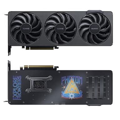 WEELIAO GUNNIR Intel Arc B580 Photon OC Video Card 12GB GDDR6 2850MHz Triple Fan Graphics Card (192-bit, PCI-Express 4.0 x8, One HDMI Three DisplayPorts, Supports 4k) (B580 Photon Black)
