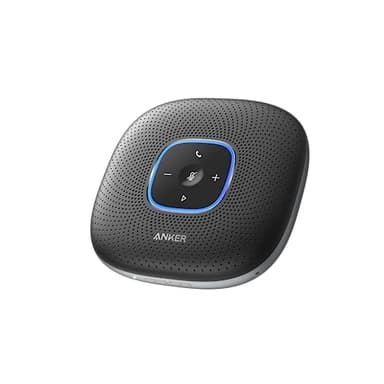 Anker Conference Microphone, PowerConf Bluetooth Speakerphone with 6 Mics, Enhanced Voice Pickup, 24H Call Time, USB C, Computer Conference Speaker Compatible with Leading Platforms, For Home Office