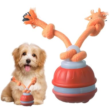 XLTXWD Chase Buddy Dog Toy, Moving Dog Toy, Interactive Dog Toys Ball with Motion Activated, Fun Moving Smart Dog Toys Active Rolling Ball to Keep Them Busy for Large, Medium (orange)