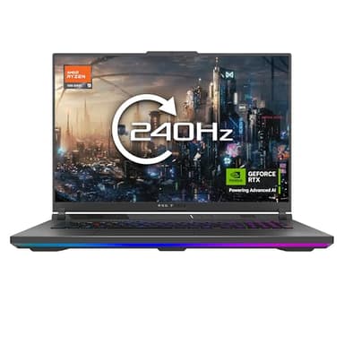 ASUS ROG Strix G18 G815LR Gaming Laptop | 18.0" WQXGA 240Hz Screen | Intel Core Ultra 9 275HX | NVIDIA GeForce RTX 5070Ti | 32GB RAM | 1TB SSD | UK Layout Backlit Keyboard | Windows 11
