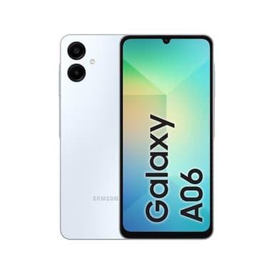 Samsung Galaxy A06 4GB RAM 64GB Storage | 6.7" HD+ Display | 50MP Dual Camera | 5000mAh Battery | Android 14 | Dual SIM | Fast Charging (Light Blue)