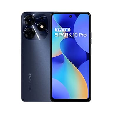 Tecno Mobile Spark 10 Pro Smartphone (Android, Dual SIM, 2460 x 1080 Pixel Display, 8GB RAM, 128GB Memory, Octa-Core, 50MP Dual Camera) Starry Black