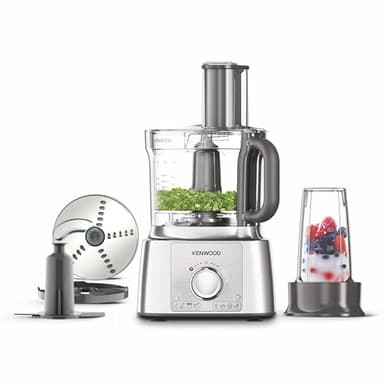 Kenwood FDP65.180SI 2 in 1 Food Processor Multipro Express, Silver, 3 Litre Bowl