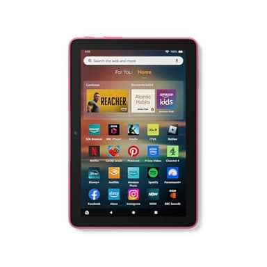 Certified Refurbished Amazon Fire HD 8 tablet (newest gen), 8" HD Display, 3 GB memory, 32 GB, designed for portable entertainment, Black, (2024 release) – with ads
