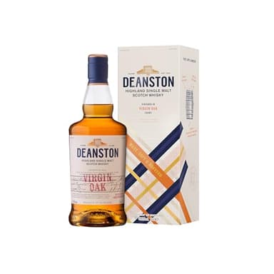 Deanston Virgin Oak Single Malt Scotch Whisky| 46.3% vol | 70cl | Sweet, zingy and waxy Scottish Whisky | Highland Single Malt Whisky​