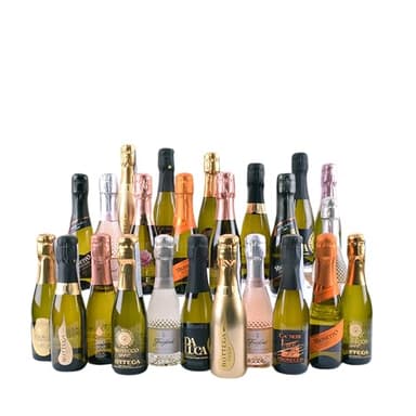 Thornton & France Sparkling Wine Party Pack With 24 Mini Bottles of Bubbly (24 x 20cl)
