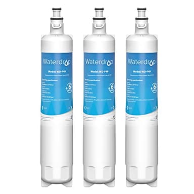 Waterdrop 847200 Fridge Water Filter, Compatible with Fisher & Paykel 847200, RS9120W Activesmart Integrated and More - for Product Codes Starting with 25xxx (3)