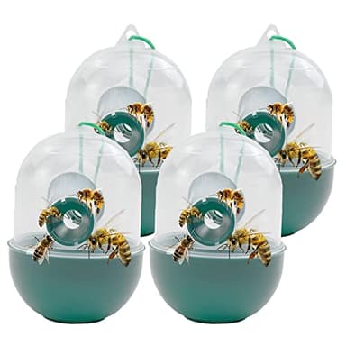 Ram® 4 X Hanging Wasp Trap Hornet Bee House