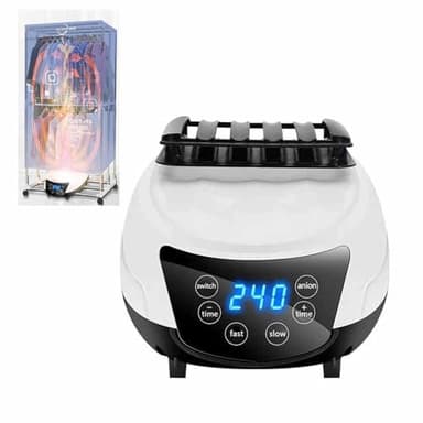 Electric Clothes Dryer, Portable Mini Electric Clothes Dryer Indoor Outdoor - 1500W Silent Heated Clothes Airer Dryer with Remote Control Touch Mode, 240-minute timer for Home Laundry Travel Hotel