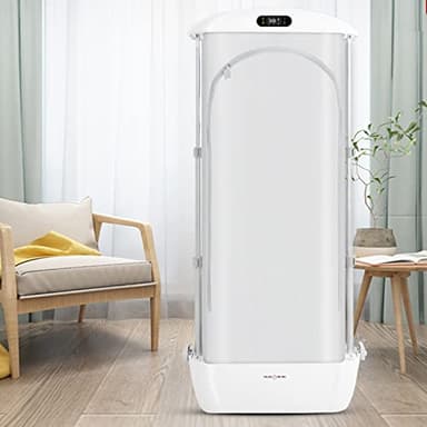 Automatic Ironing Machine, Clothes Dryer, Steam Drying Machine, Portable, Household, Ironing Clothes Folding Wrinkle Removal Machine,A